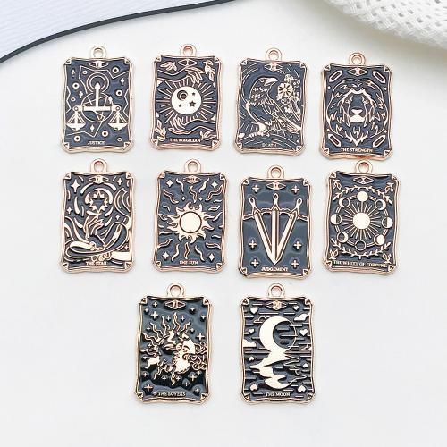 Zinc Alloy Enamel Pendants, DIY 