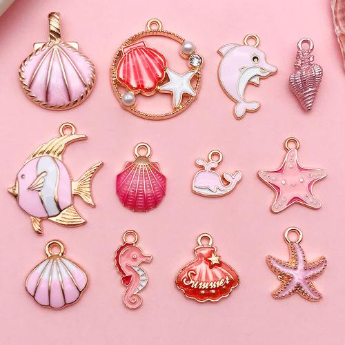 Zinc Alloy Enamel Pendants, DIY 