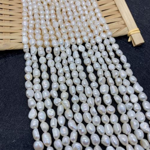 Perles de culture d'eau douce Keishi, perle d'eau douce cultivée, baroque, différentes qualités de choix & DIY & normes différentes pour le choix, blanc Environ 38 cm, Vendu par brin