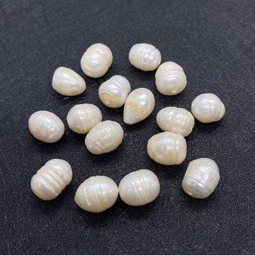 Perles d'eau douce de culture de riz, perle d'eau douce cultivée, DIY, blanc mm, Environ Vendu par sac[