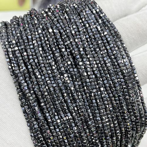 Single Gemstone Beads, Terahertz Stone, DIY, black, aboutuff1a2.5mm Approx 38 cm 