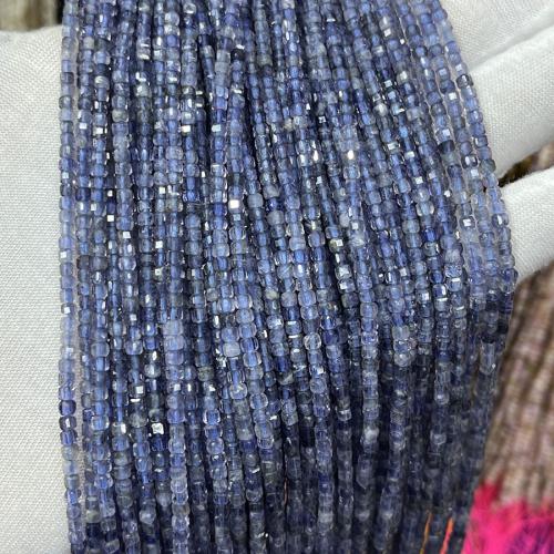 Single Gemstone Beads, Iolite, DIY, blue, aboutuff1a2.5mm Approx 38 cm 