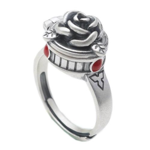 Bague en alliage de zinc, Placage, pour femme, argent, Vendu par PC[