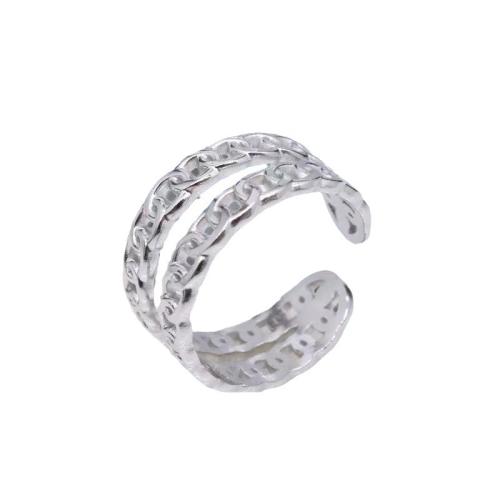 Edelstahl Fingerring, 304 Edelstahl, plattiert, unisex, keine, 5PCs/Menge, verkauft von Menge