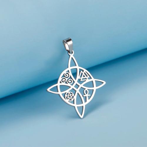 Stainless Steel Hollow Pendant, 304 Stainless Steel, Vacuum Ion Plating, fashion jewelry & for woman 