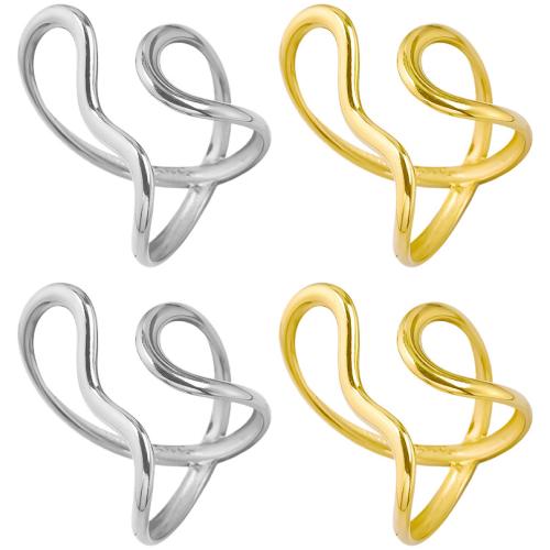 Edelstahl Fingerring, 304 Edelstahl, plattiert, Modeschmuck, keine, verkauft von PC