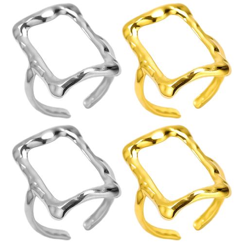 Edelstahl Fingerring, 304 Edelstahl, plattiert, Modeschmuck, keine, verkauft von PC