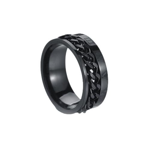 Edelstahl Fingerring, 304 Edelstahl, plattiert, unisex & verschiedene Größen vorhanden, keine, verkauft von PC