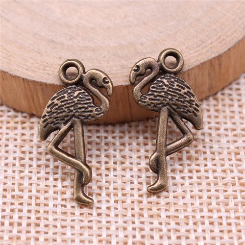 Animal Zinc Alloy Connector, Bird, plated, DIY 