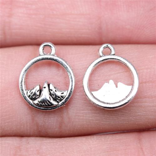 Zinc Alloy Jewelry Pendants, antique silver color plated, DIY 