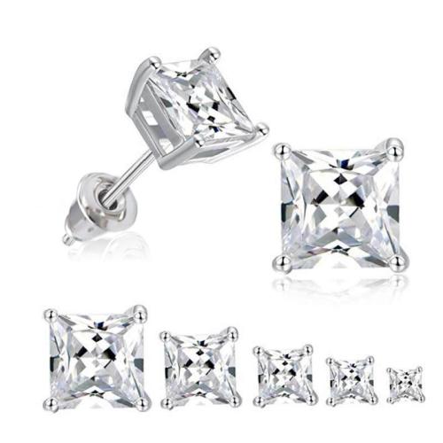 Cubic Zirconia Micro Pave Brass Earring & micro pave cubic zirconia & for woman 