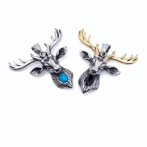 Stainless Steel Animal Pendants, 304 Stainless Steel & Unisex [