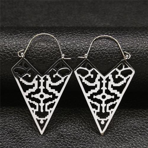 Stainless Steel Leverback Earring, 304 Stainless Steel, polished, fashion jewelry & for woman 