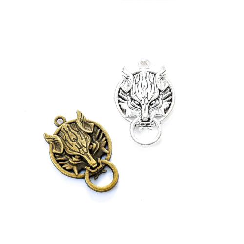 Zinc Alloy Jewelry Pendants, Dragon, plated, DIY Approx 