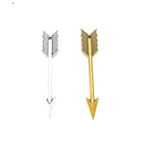 Zinc Alloy Jewelry Pendants, Arrow, plated, DIY Approx 