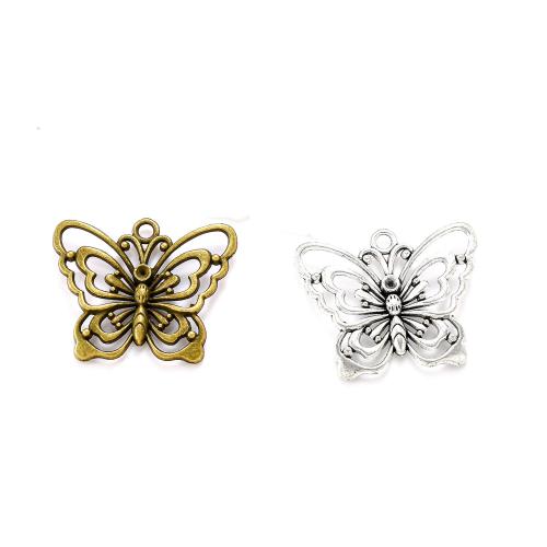 Zinc Alloy Animal Pendants, Butterfly, plated, DIY Approx 