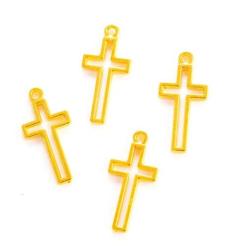 Zinc Alloy Cross Pendants, plated, DIY Approx 