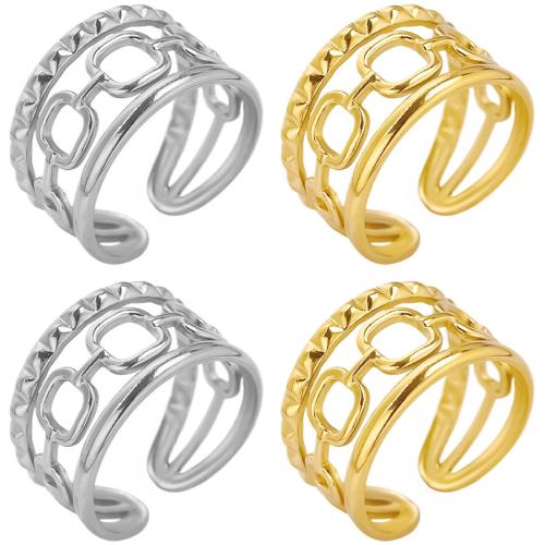 Edelstahl Fingerring, 304 Edelstahl, plattiert, Modeschmuck, keine, verkauft von PC