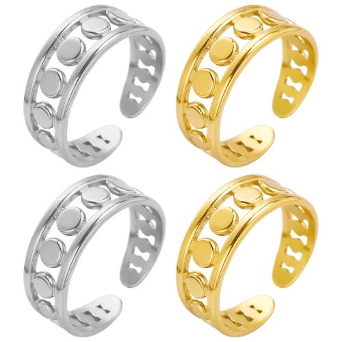 Edelstahl Fingerring, 304 Edelstahl, plattiert, Modeschmuck, keine, verkauft von PC