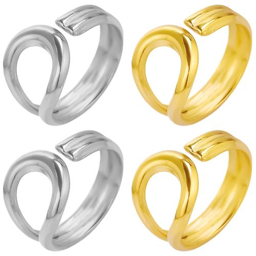 Edelstahl Fingerring, 304 Edelstahl, plattiert, Modeschmuck, keine, verkauft von PC