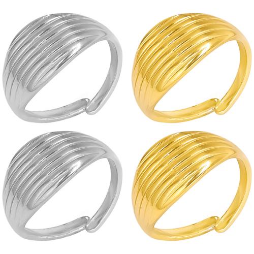 Edelstahl Fingerring, 304 Edelstahl, plattiert, Modeschmuck, keine, verkauft von PC