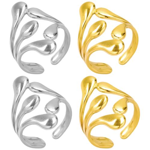 Edelstahl Fingerring, 304 Edelstahl, plattiert, Modeschmuck, keine, verkauft von PC