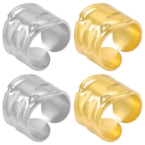 Edelstahl Fingerring, 304 Edelstahl, plattiert, Modeschmuck, keine, verkauft von PC