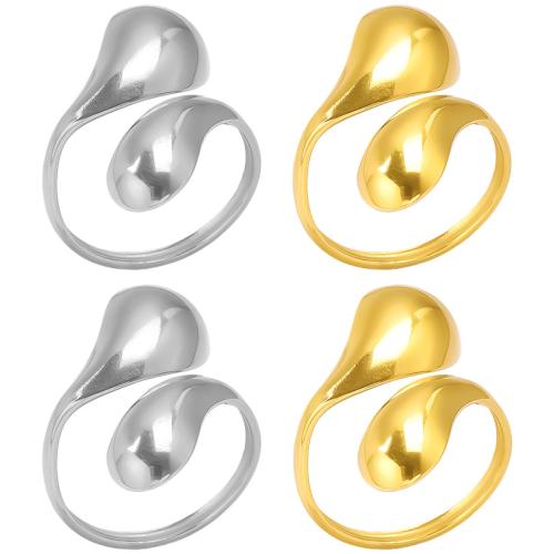 Edelstahl Fingerring, 304 Edelstahl, plattiert, Modeschmuck, keine, verkauft von PC