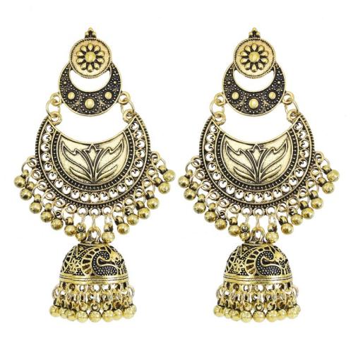 Zinc Alloy Drop Earring, plated, folk style & for woman 