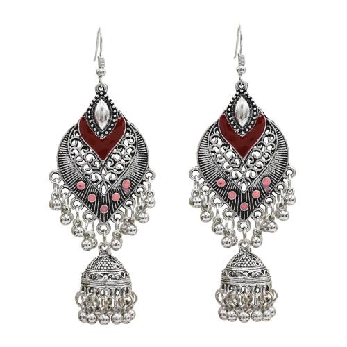 Enamel Zinc Alloy Drop Earring, for woman [