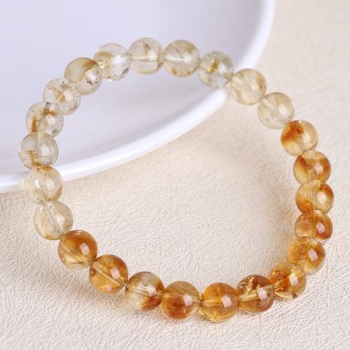 Bracelets quartz, Le Golden healer quartz, bijoux de mode & pour femme Environ 20 cm, Vendu par PC[