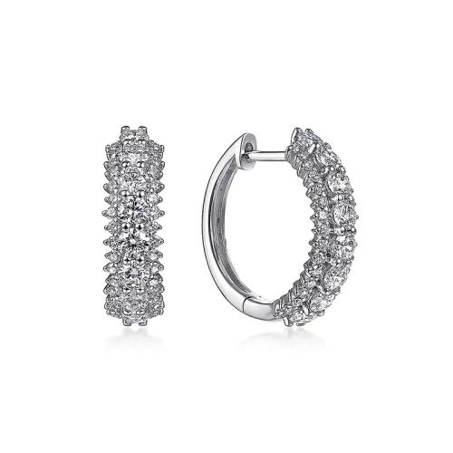 Cubic Zirconia Micro Pave Brass Earring, fashion jewelry & micro pave cubic zirconia & for woman 