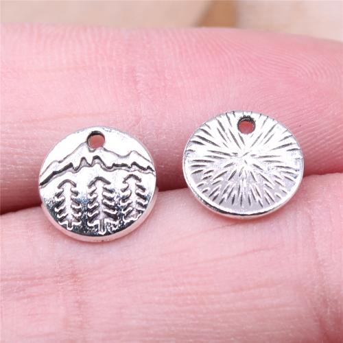 Zinc Alloy Jewelry Pendants, antique silver color plated, DIY 