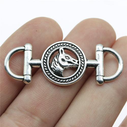 Zinc Alloy Charm Connector, plated, DIY & 1/1 loop 