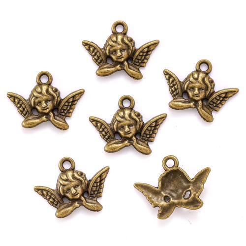 Zinc Alloy Jewelry Pendants, Angel, plated, DIY Approx 