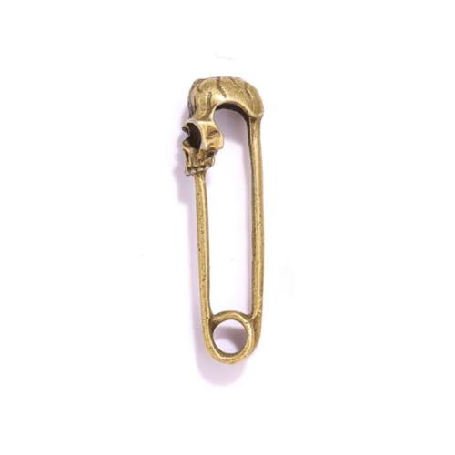 Zinc Alloy Jewelry Pendants, Safety Pin, plated, DIY Approx 