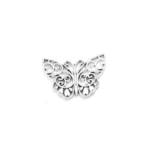 Zinc Alloy Animal Pendants, Butterfly, plated, DIY Approx [