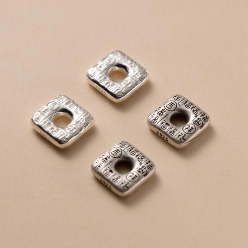 Sterling Silver Spacer Beads, 925 Sterling Silver, DIY Approx 3.5mm 