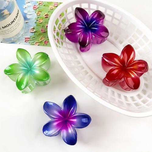 Hair Claw Clips, Plastic, Flower, fashion jewelry 