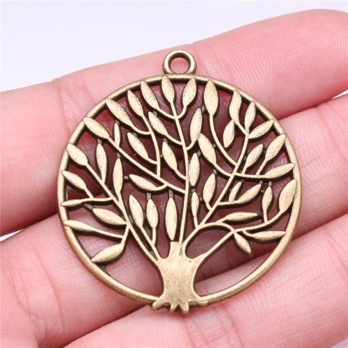 Zinc Alloy Jewelry Pendants, Tree, plated, DIY 