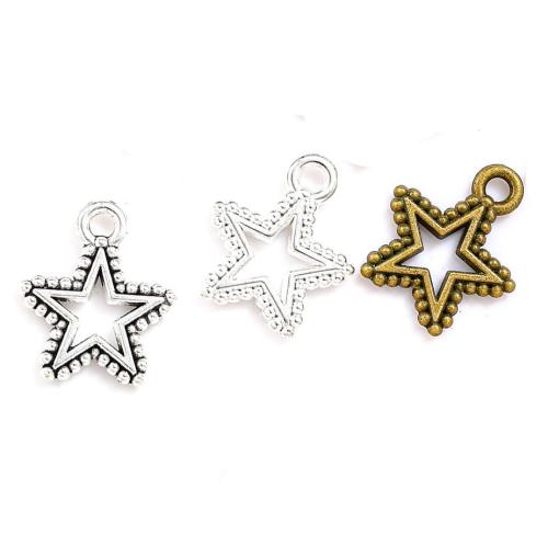 Zinc Alloy Star Pendant, plated, DIY Approx [