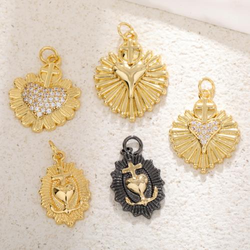 Rhinestone Brass Pendants, plated, DIY & with rhinestone 