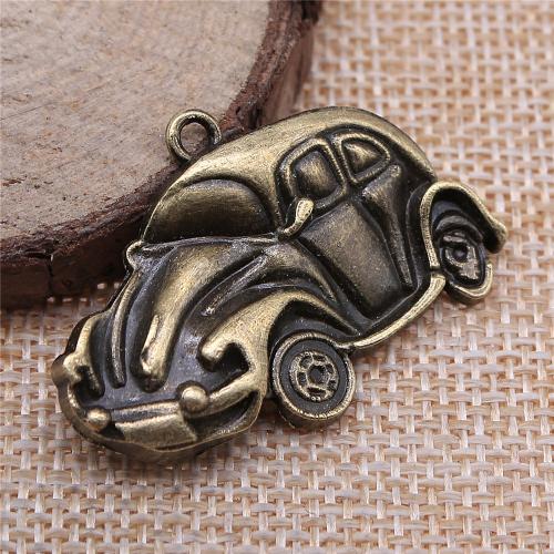 Vehicle Shaped Zinc Alloy Pendants, plated, DIY [