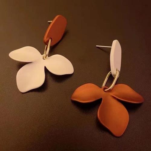 Zinc Alloy Drop Earring, fashion jewelry & for woman 