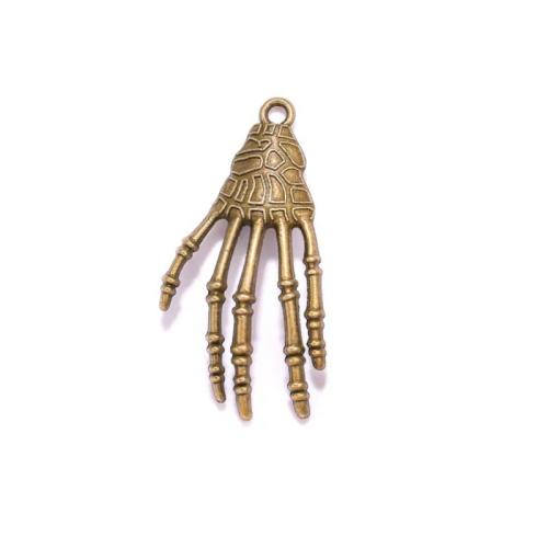 Zinc Alloy Hand Pendants, plated, DIY Approx [