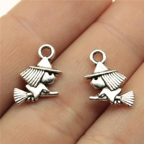 Zinc Alloy Jewelry Pendants, Sorcerer, plated, DIY 