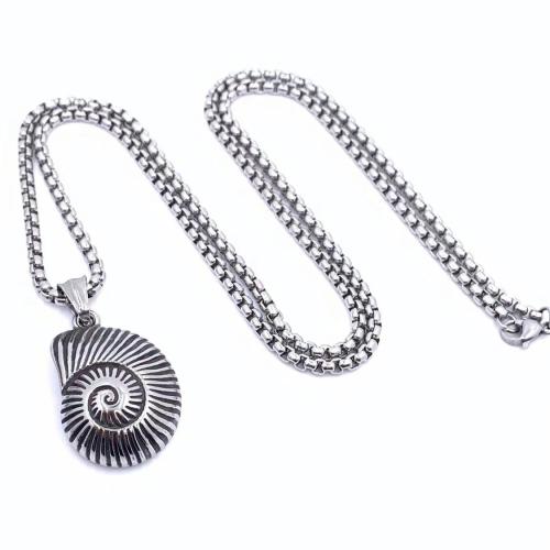 Edelstahl Schmuck Halskette, 304 Edelstahl, unterschiedliche Länge der Wahl & unisex & verschiedene Stile für Wahl, 36x24mm, verkauft von PC