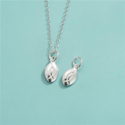 Sterling Silver Pendants, 925 Sterling Silver, Fish, DIY 