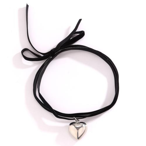 Mode Collier Choker, Velveteen, avec plastique, bijoux de mode & styles différents pour le choix & pour femme, plus de couleurs à choisir, Vendu par PC