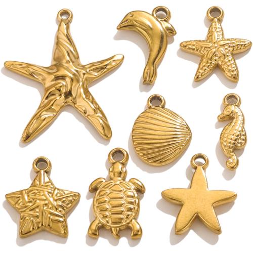 Stainless Steel Animal Pendants, 304 Stainless Steel, DIY [